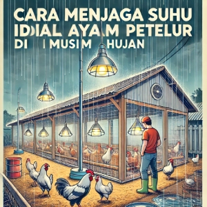 Cara Menjaga Suhu Ideal Kandang Ayam Petelur di Musim Hujan